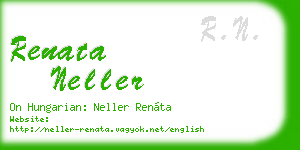 renata neller business card